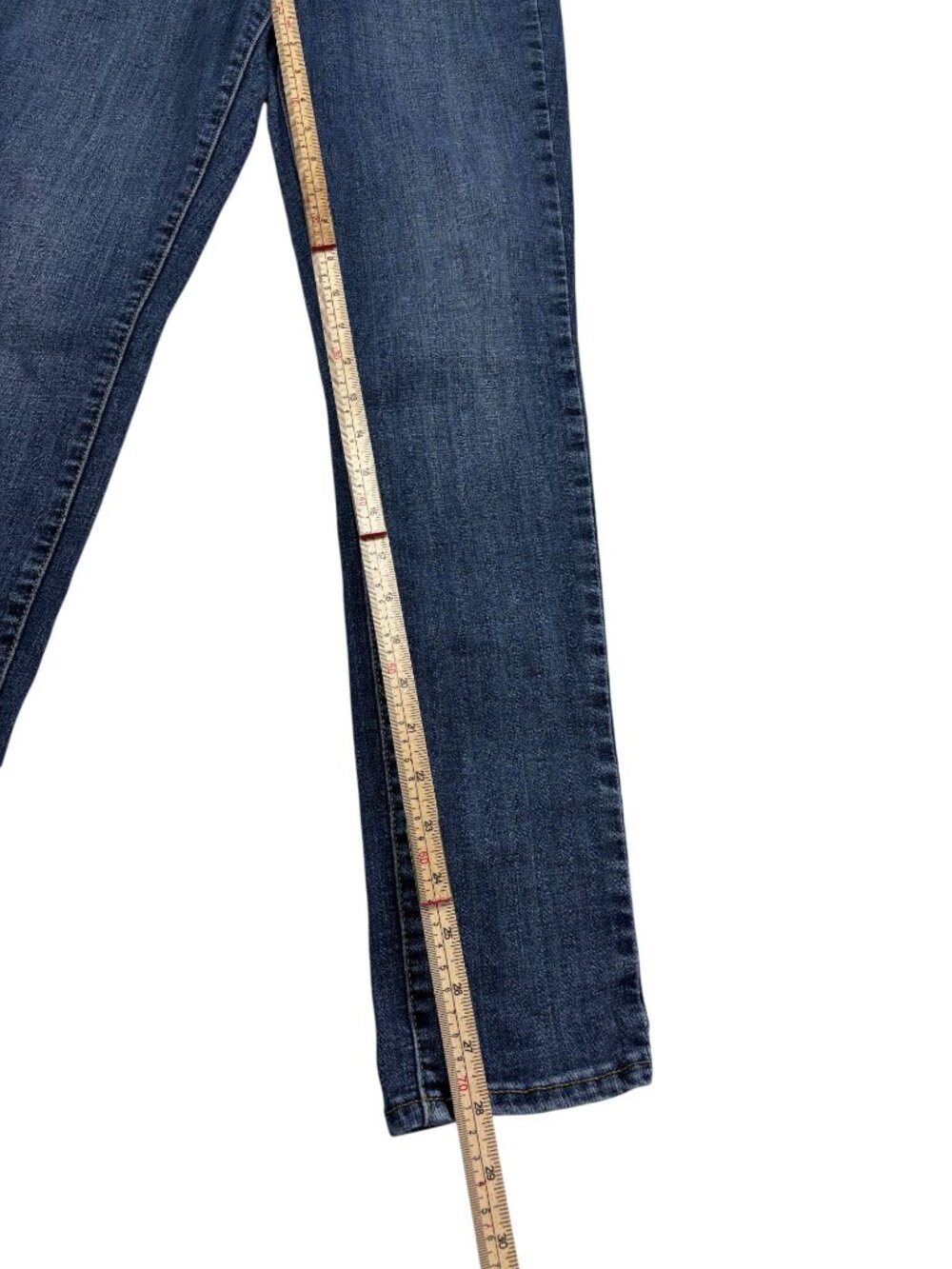 Levis 721 High Rise Skinny Jeans W29 L30 Blue Denim Womens Stretch Casual - Picture 4 of 10